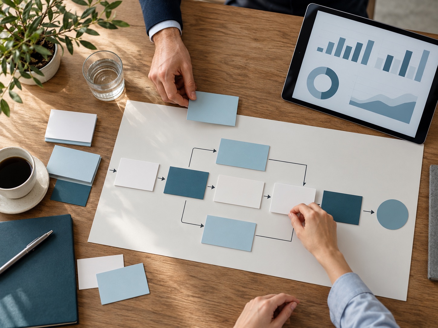 Prozess-Board zur gemeinsamen Optimierung von Abl&auml;ufen